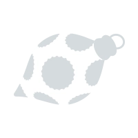 bola natal cinza
