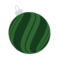 bola natal verde