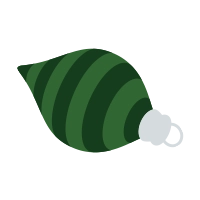 bola natal verde